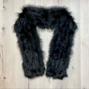 Alice + Olivia Black fur Scarf